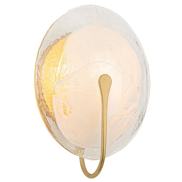 Hawke Wall Sconce, Patina Brass