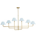 Polly Chandelier, Natur Brass/Oyster
