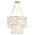 Tappan 13 Light Chandelier, Vintage Gold Leaf