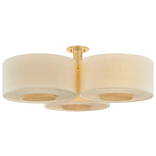 Miller Pendant, Aged Brass